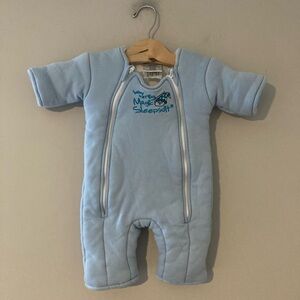 Little Sleepies Blue Kids One Piece Footie